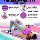 Kit 3 Faixas Elásticas de Tecido | Treino, Yoga, Pilates e Musculação | Resistentes, Confortáveis e Antideslizantes